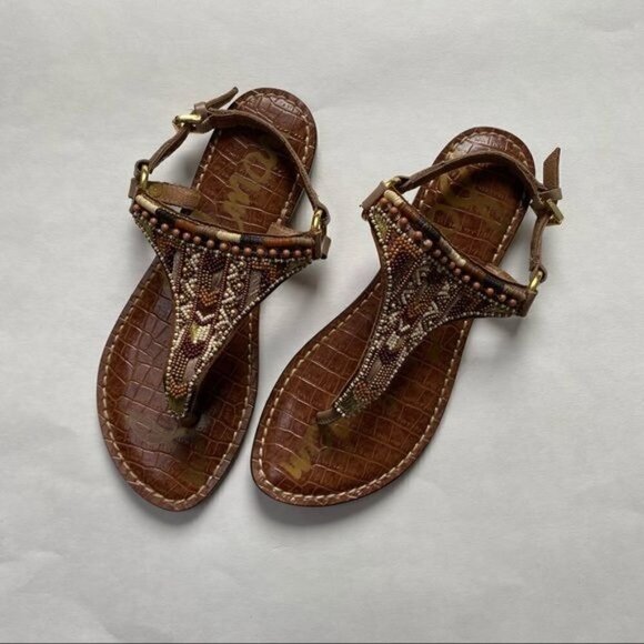 Sam Edelman Greta Beaded Sandals 5.5 - Picture 9 of 9